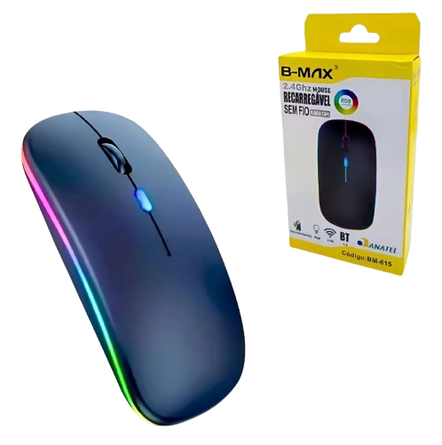  Mouse Sem Fio RGB